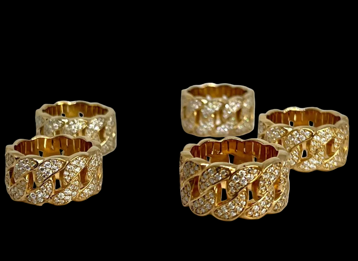 2CT VVS1 CUBAN LINK RING