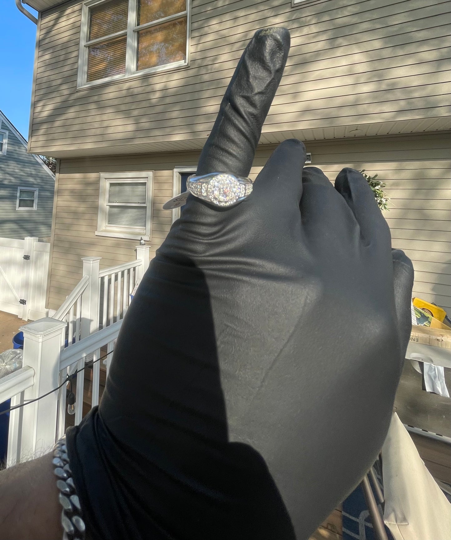 .60CT VVS1 LAYERED CLUSTER RING