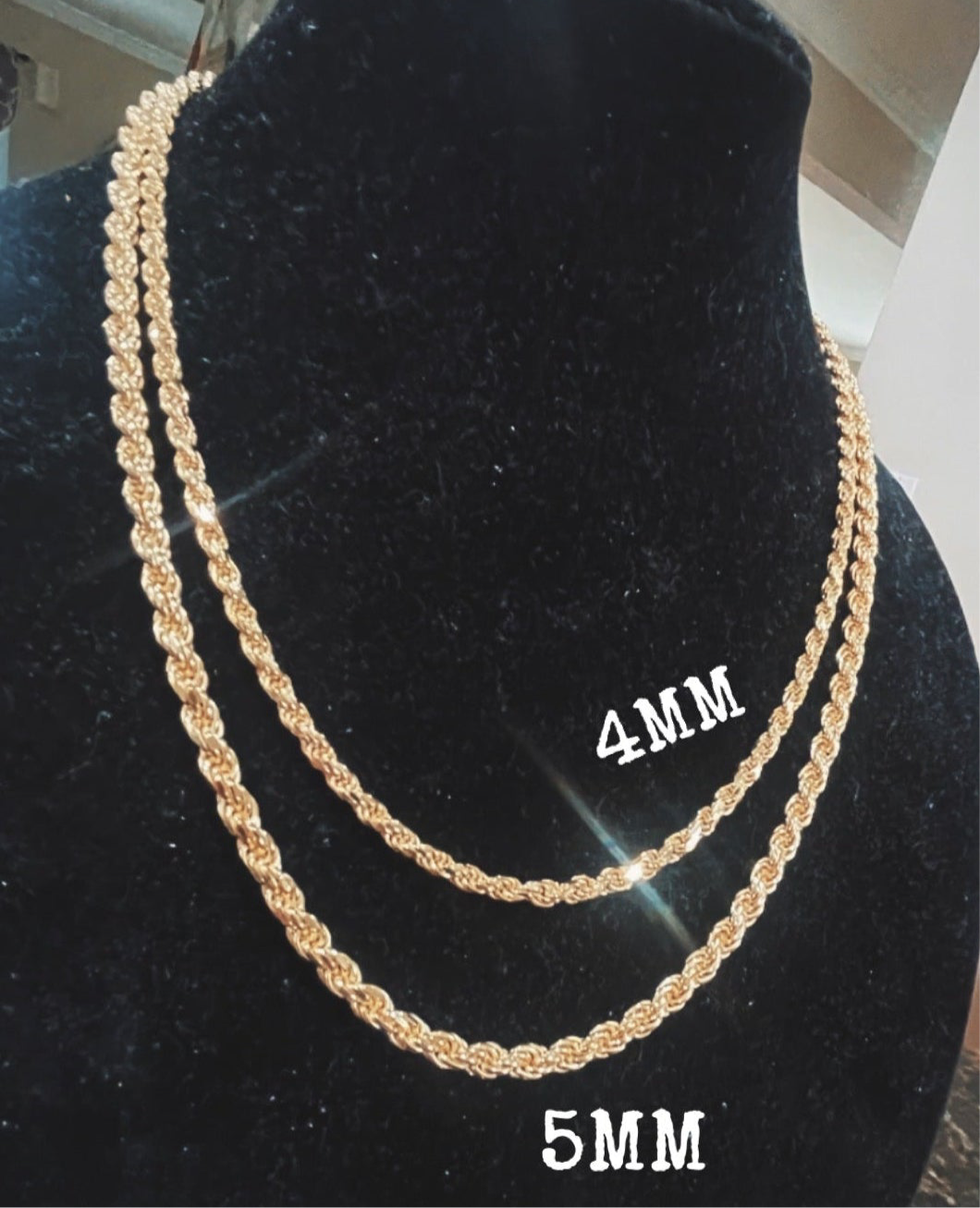 14K GOLD ROPE CHAINS