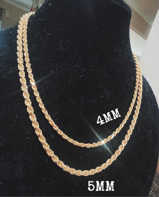 14K GOLD ROPE CHAINS