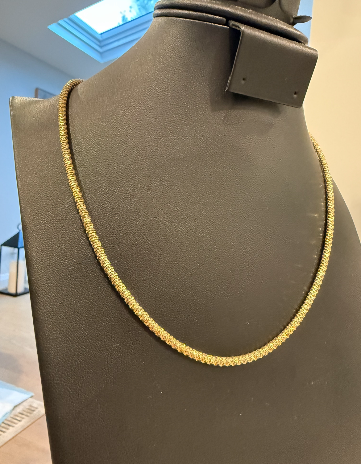 3MM 14K GOLD ICE LINK