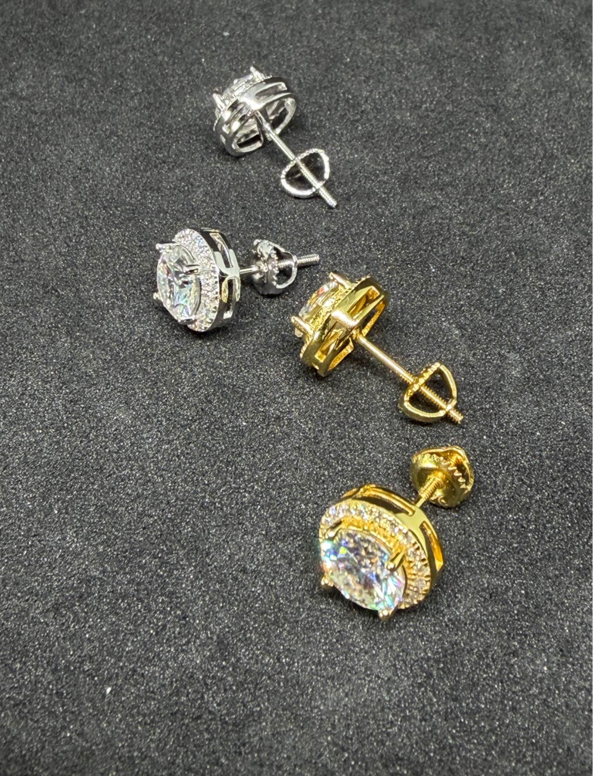 2.3CT VVS1 HALO EARRINGS