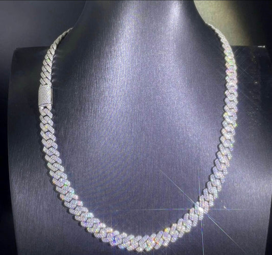 10MM VVS1 PRONG CUBAN LINK