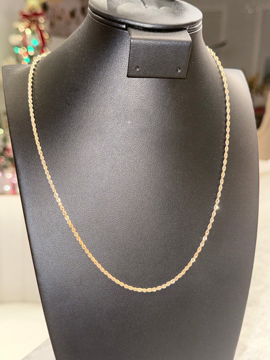 10K SOLID GOLD ROPE CHAIN