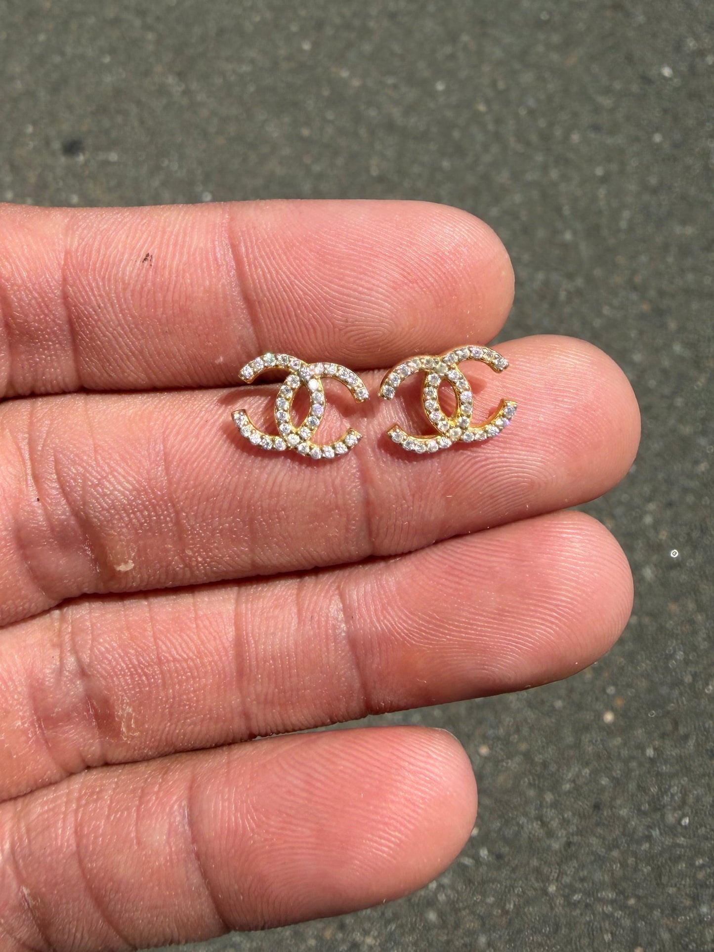 0.70CT CC VVS1 EARRINGS