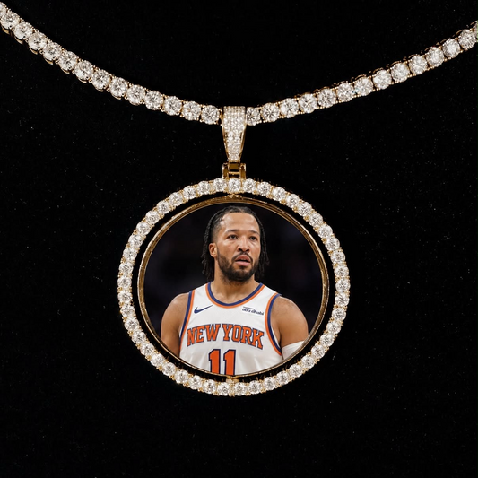 4CT VVS1 CUSTOM PHOTO PENDANT