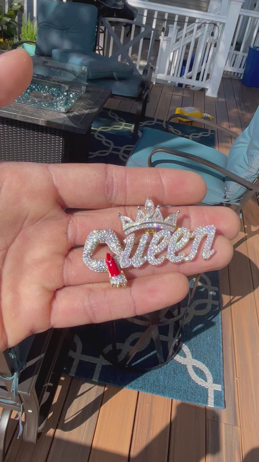 4.5CT VVS1 QUEEN CUSTOM PENDANT
