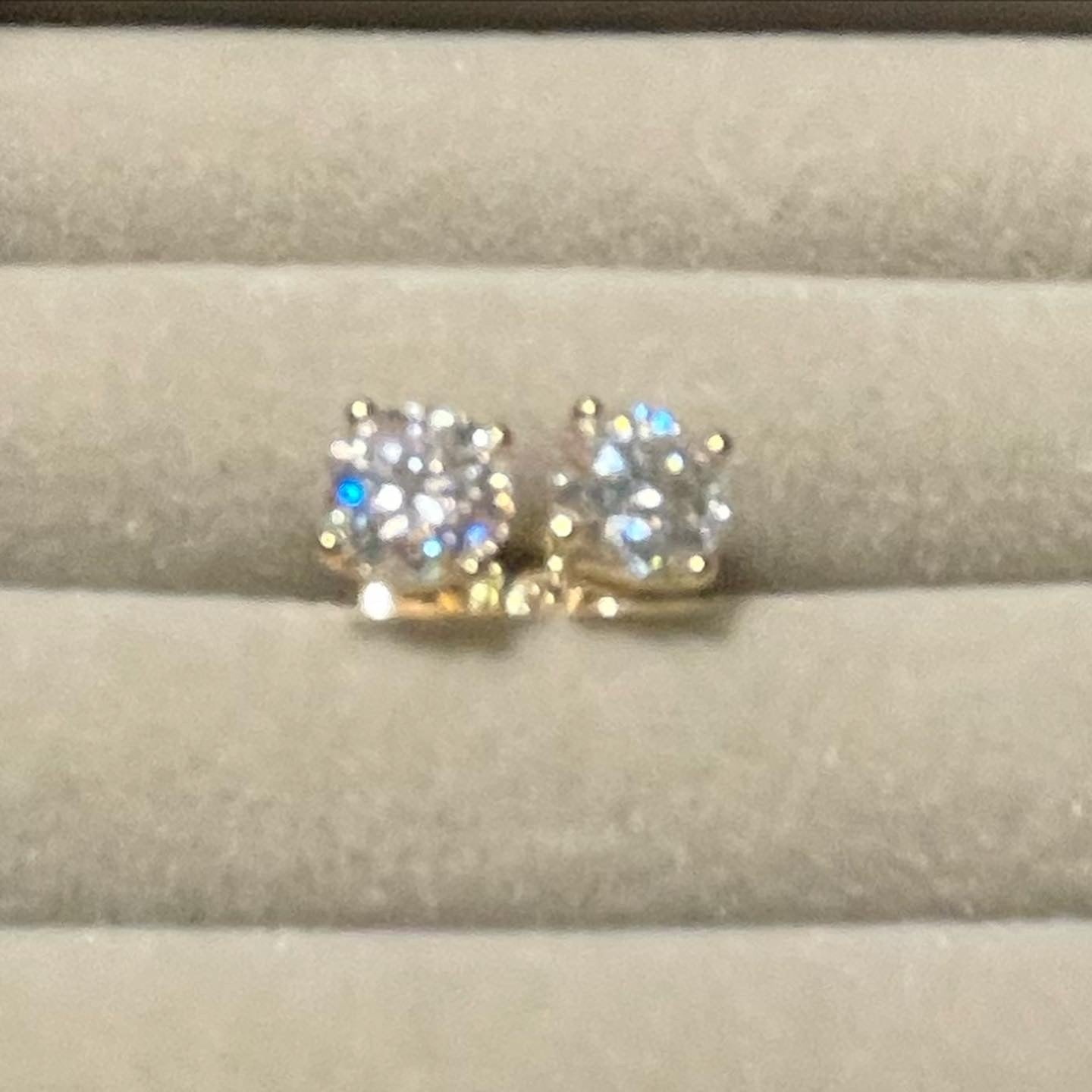 2CT VVS SOLITAIRE EARRINGS